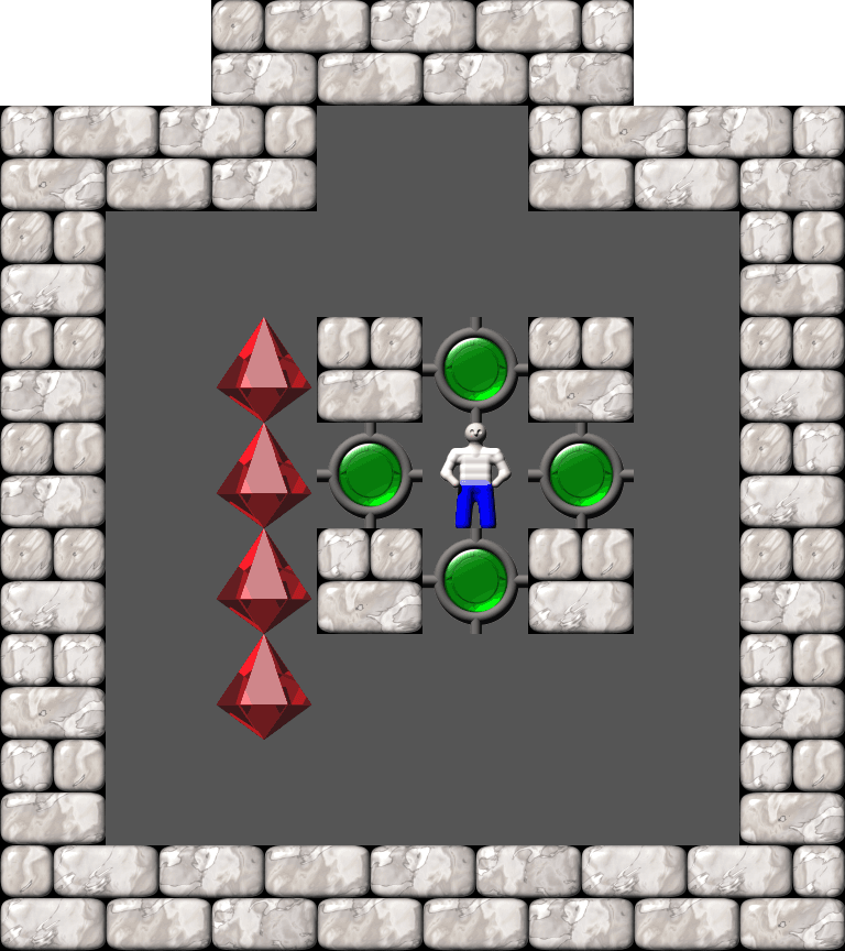 Sokoban Bugs collection level 49